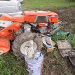 ディーゼル耕運機　エンジンオイル　交換　220620